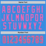 Personalized Powder Blue Pink-Black Hockey Jersey Team Custom Name and Number