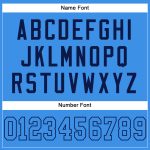 Personalized Powder Blue Powder Blue-Navy Mesh Authentic Football Jersey Team Custom Name and Number
