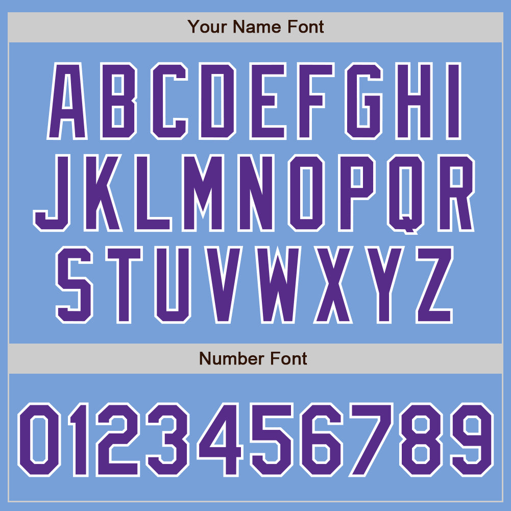 Personalized Powder Blue Purple-Pink Authentic Gradient Fashion Baseball Jersey Team Custom Name and Number Personalized Powder Blue Purple-Pink Authentic Gradient Fashion Baseball Jersey Team Custom Name and Number - Image 5