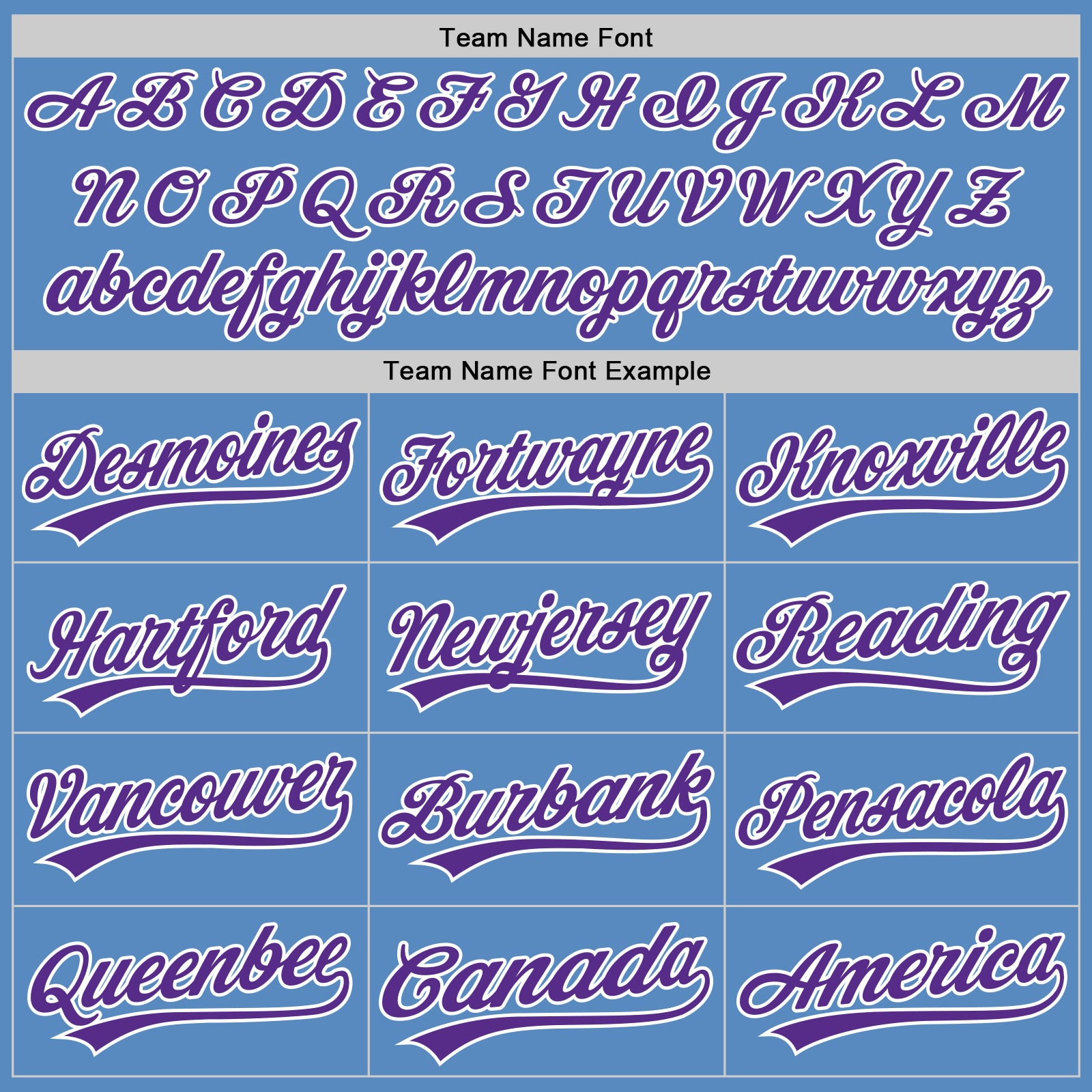 Personalized Powder Blue Purple-White Two-Button Unisex Softball Jersey Team Custom Name and Number Personalized Powder Blue Purple-White Two-Button Unisex Softball Jersey Team Custom Name and Number - Image 4