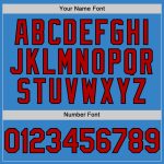 Personalized Powder Blue Red-Black Authentic Sleeveless Baseball Jersey Team Custom Name and Number