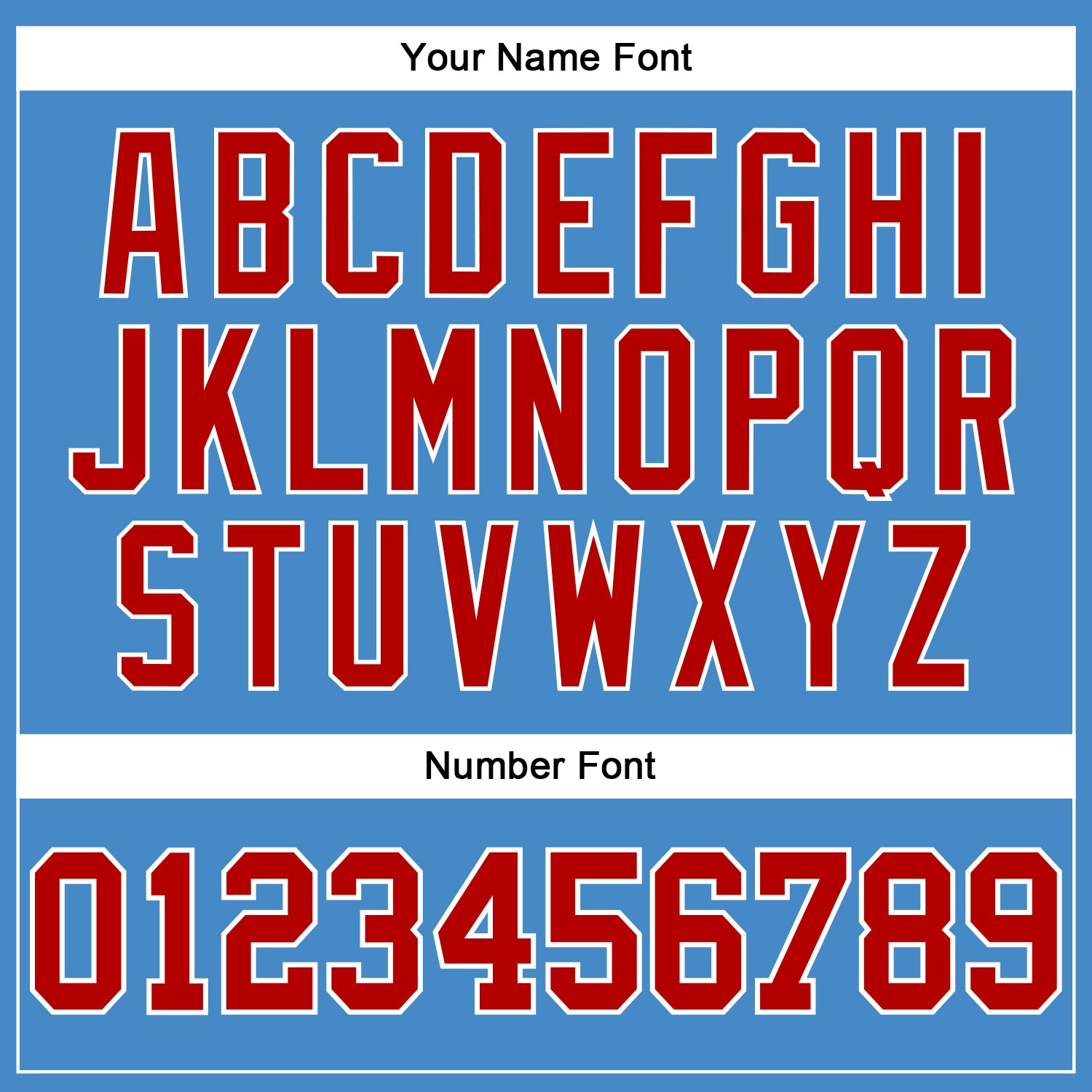 Personalized Powder Blue Red-White Long Sleeve Performance T-Shirt Team Custom Name and Number Personalized Powder Blue Red-White Long Sleeve Performance T-Shirt Team Custom Name and Number - Image 5