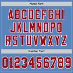 Personalized Powder Blue Red-White Mesh Authentic Football Jersey
