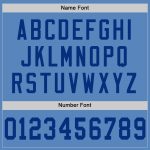Personalized Powder Blue Royal Mesh Authentic Football Jersey Team Custom Name and Number