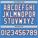 Personalized Powder Blue Royal-Red Authentic Sleeveless Baseball Jersey Team Custom Name and Number