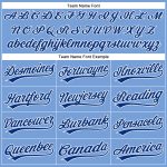 Personalized Powder Blue Royal-White Authentic Baseball Jersey