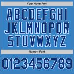 Personalized Powder Blue Royal-White Authentic Sleeveless Baseball Jersey Team Custom Name and Number
