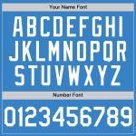 Personalized Powder Blue White Authentic Sleeveless Baseball Jersey Team Custom Name and Number
