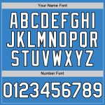 Personalized Powder Blue White-Black Authentic Sleeveless Baseball Jersey Team Custom Name and Number