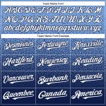Personalized Powder Blue White-Navy Authentic Fade Fashion Baseball Jersey