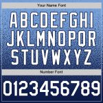 Personalized Powder Blue White-Navy Authentic Fade Fashion Baseball Jersey