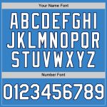 Personalized Powder Blue White-Navy Authentic Sleeveless Baseball Jersey