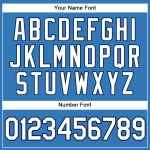 Personalized Powder Blue White-Navy Authentic Sleeveless Baseball Jersey Team Custom Name and Number