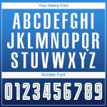 Personalized Powder Blue White-Navy Sublimation Long Sleeve Fade Fashion Soccer Uniform Jersey Team Custom Name and Number