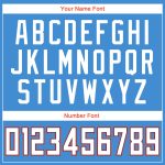 Personalized Powder Blue White-Orange Authentic Throwback Rib-Knit Baseball Jersey Shirt Team Custom Name and Number