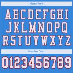 Personalized Powder Blue White-Red Mesh Authentic Football Jersey