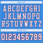 Personalized Powder Blue White-Red Mesh Authentic Football Jersey Team Custom Name and Number