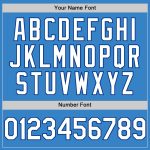Personalized Powder Blue White-Royal Authentic Sleeveless Baseball Jersey Team Custom Name and Number