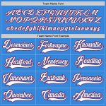 Personalized Powder Blue White-Royal Hockey Jersey
