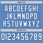 Personalized Powder Blue White-Royal Mesh Authentic Football Jersey