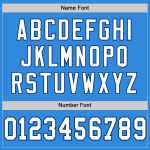 Personalized Powder Blue White-Royal Mesh Authentic Football Jersey Team Custom Name and Number