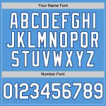 Personalized Powder Blue White-Royal Performance Vapor Golf Polo Shirt Team Custom Name and Number