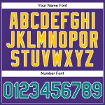 Personalized Purple Aqua-Gold Authentic Baseball Jersey