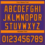 Personalized Purple Bay Orange-Black 3D Phoenix City Edition Fade Fashion Authentic Baseball Jersey Team Custom Name and Number