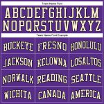 Personalized Purple Black-Cream Authentic Throwback Basketball Jersey Team Custom Name and Number