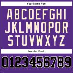 Personalized Purple Black-Cream Authentic Throwback Basketball Jersey Team Custom Name and Number