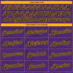 Personalized Purple Black-Gold Authentic City Edition Basketball Jersey Team Custom Name and Number