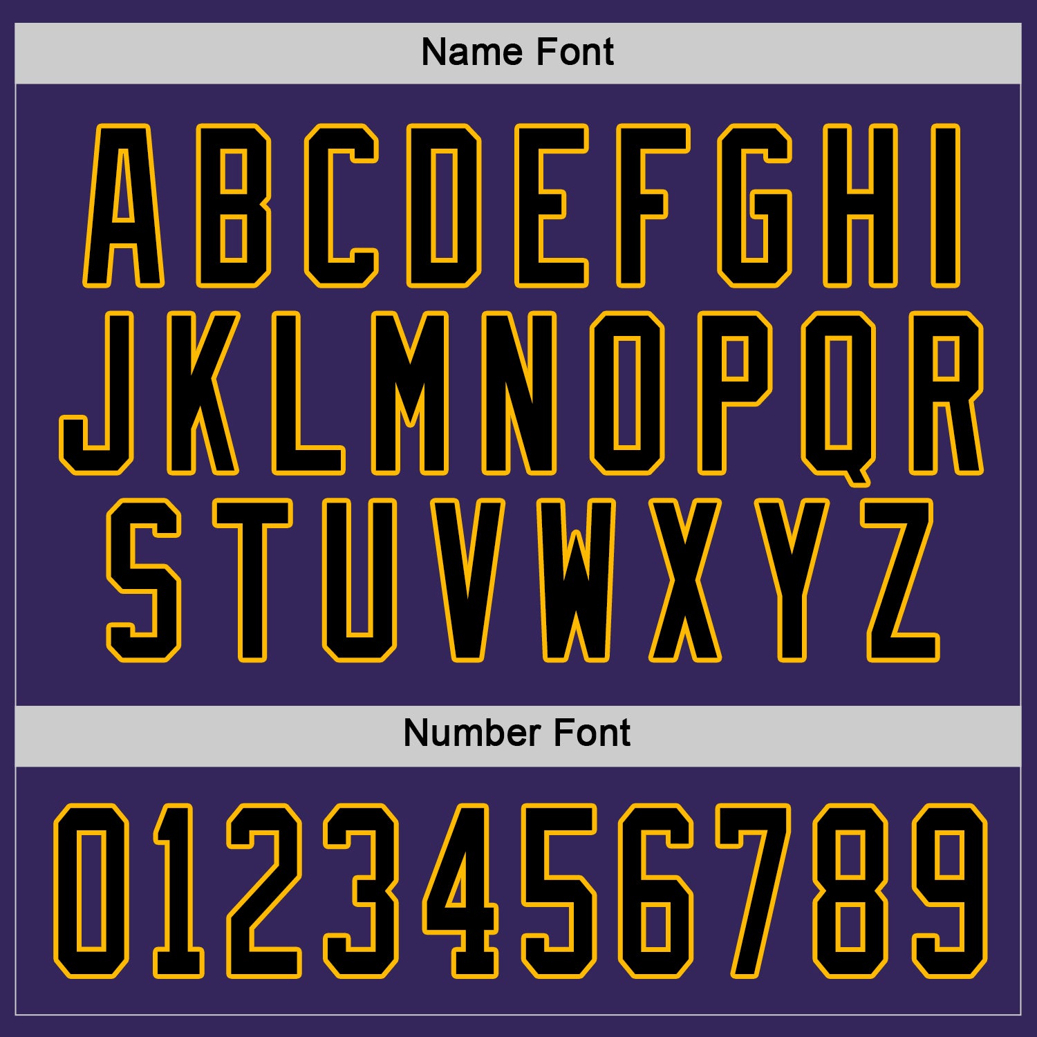 Personalized Purple Black-Gold Hockey Jersey Personalized Purple Black-Gold Hockey Jersey - Image 4