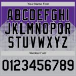 Personalized Purple Black-Gray 3D Pattern Design Gradient Square Shapes Authentic Baseball Jersey Team Custom Name and Number