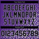 Personalized Purple Black-Gray 3D Pattern Design Leopard Print Fade Fashion Authentic Baseball Jersey Team Custom Name and Number