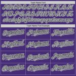 Personalized Purple Black-Gray Authentic Sleeveless Baseball Jersey Team Custom Name and Number