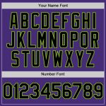 Personalized Purple Black-Neon Green Authentic Sleeveless Baseball Jersey Team Custom Name and Number