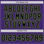 Personalized Purple Black-Neon Green Line Authentic Baseball Jersey Team Custom Name and Number