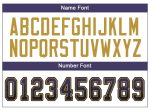 Personalized Purple Black-Old Gold Mesh Drift Fashion Football Jersey Team Custom Name and Number