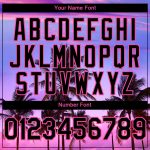 Personalized Purple Black-Pink 3D Pattern Design Hawaii Palm Trees Authentic Baseball Jersey Team Custom Name and Number