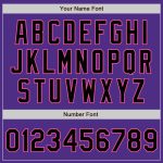 Personalized Purple Black-Pink Bomber Full-Snap Varsity Letterman Two Tone Jacket Team Custom Name and Number