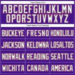 Personalized Purple Black-Pink Mesh Authentic Throwback Baseball Jersey Team Custom Name and Number