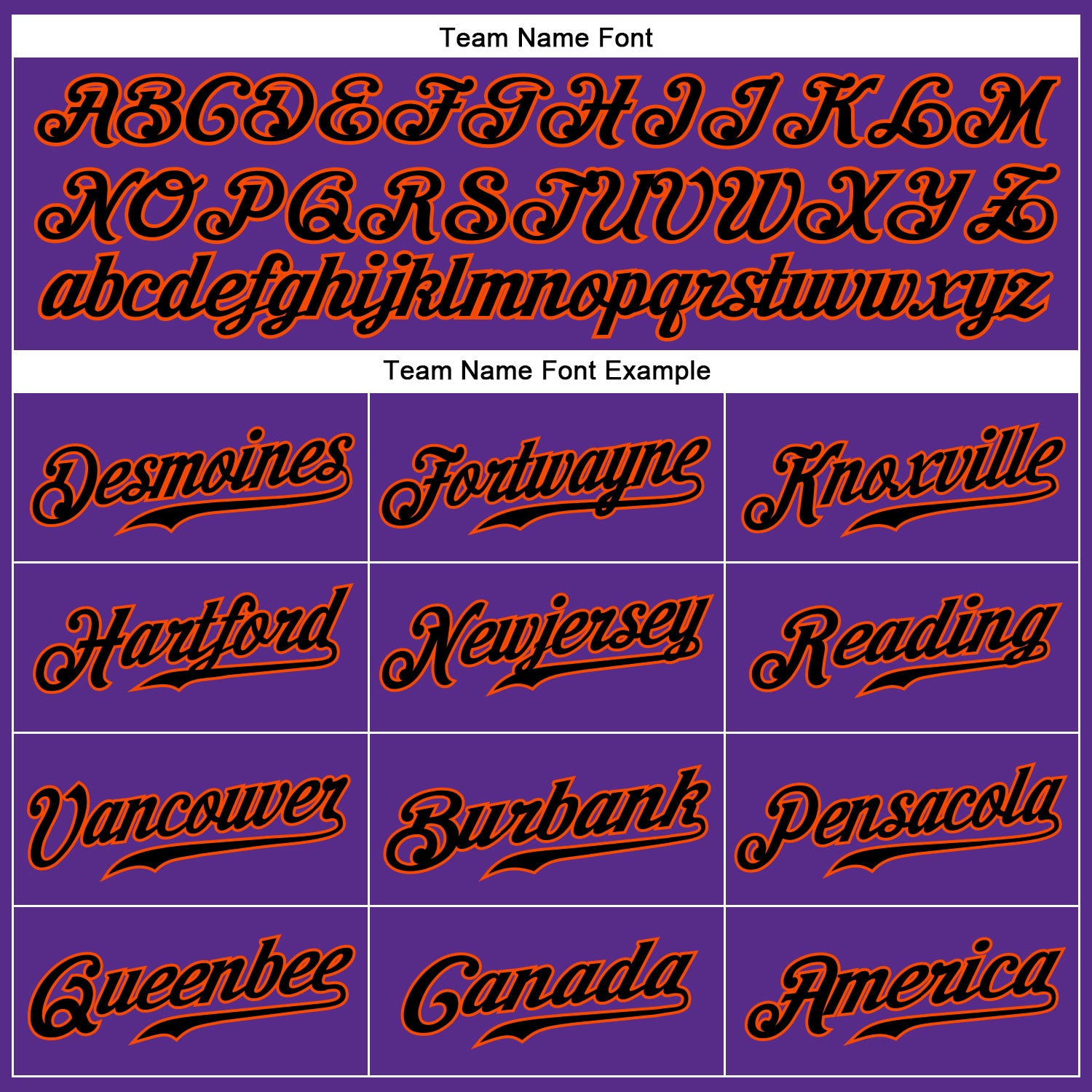 Personalized Purple Black Pinstripe Black-Orange Authentic Baseball Jersey Team Custom Name and Number Personalized Purple Black Pinstripe Black-Orange Authentic Baseball Jersey Team Custom Name and Number - Image 4