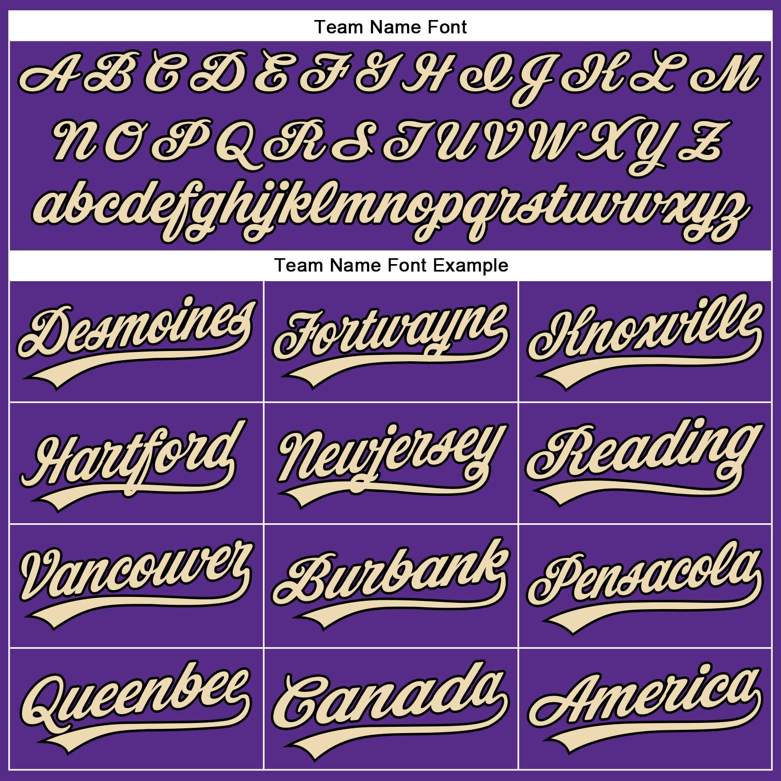 Personalized Purple Black Pinstripe City Cream Authentic Baseball Jersey Team Custom Name and Number Personalized Purple Black Pinstripe City Cream Authentic Baseball Jersey Team Custom Name and Number - Image 4
