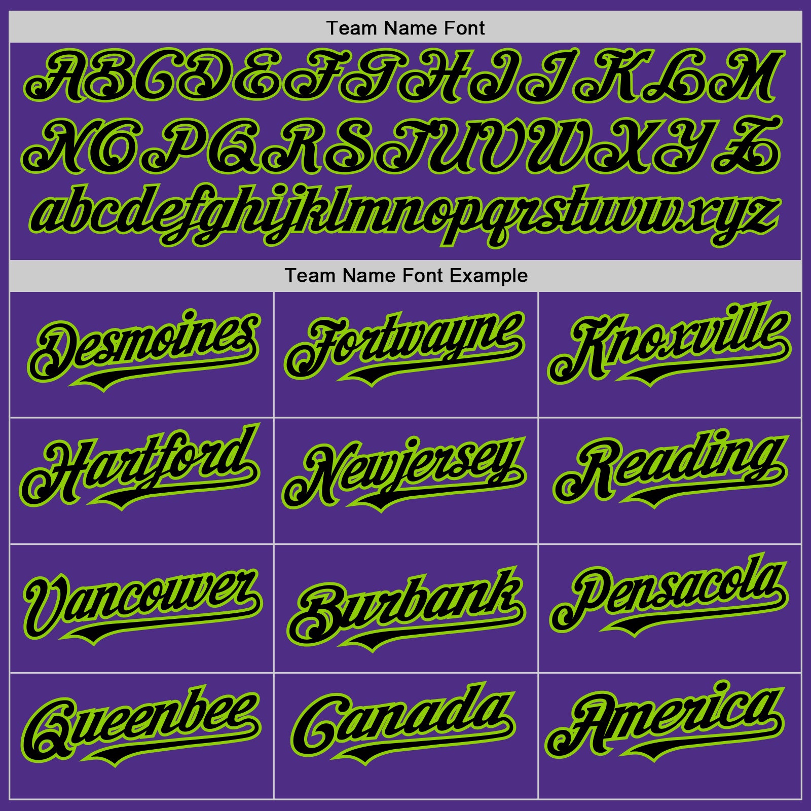 Personalized Purple Black Pinstripe Neon Green Two-Button Unisex Softball Jersey Team Custom Name and Number Personalized Purple Black Pinstripe Neon Green Two-Button Unisex Softball Jersey Team Custom Name and Number - Image 4