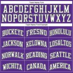 Personalized Purple Black Pinstripe White-Gray Authentic Basketball Jersey
