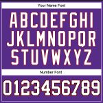 Personalized Purple Black Pinstripe White-Red Authentic Basketball Jersey