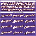 Personalized Purple Black Pinstripe White-Red Authentic Basketball Jersey Team Custom Name and Number