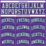 Personalized Purple Black Pinstripe White-Teal Authentic Basketball Jersey