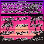 Personalized Purple Black-White 3D Pattern Design Beach Hawaii Palm Trees Authentic Baseball Jersey Team Custom Name and Number