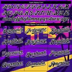 Personalized Purple Black-White 3D Pattern Design Hawaii Palm Trees Authentic Baseball Jersey Team Custom Name and Number